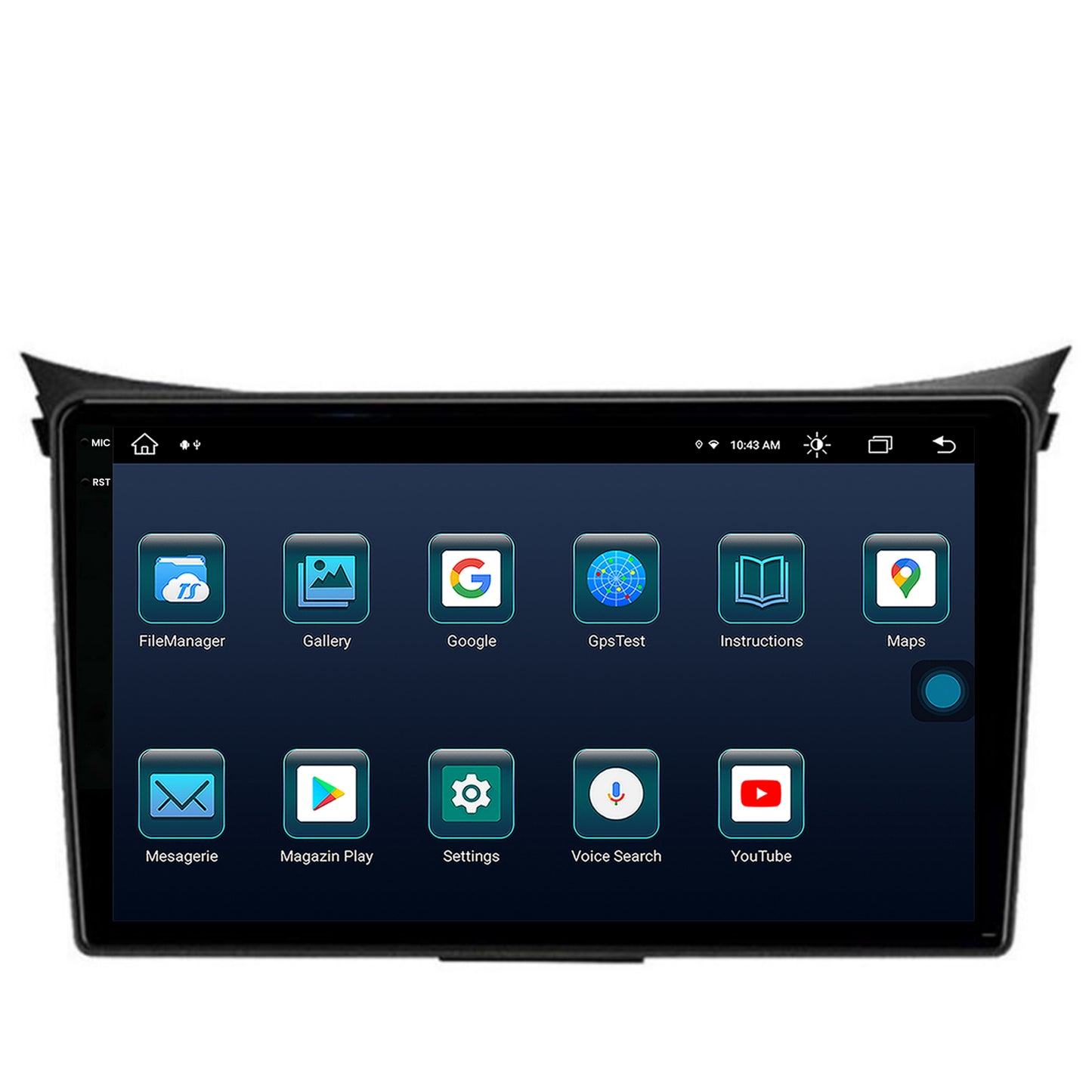 Navigatie Hyundai I30 (2012-2016), Android, X-Octacore / 8GB RAM + 256GB ROM, 9.5 Inch - AD-BGX9008+AD-BGRKIT216V2