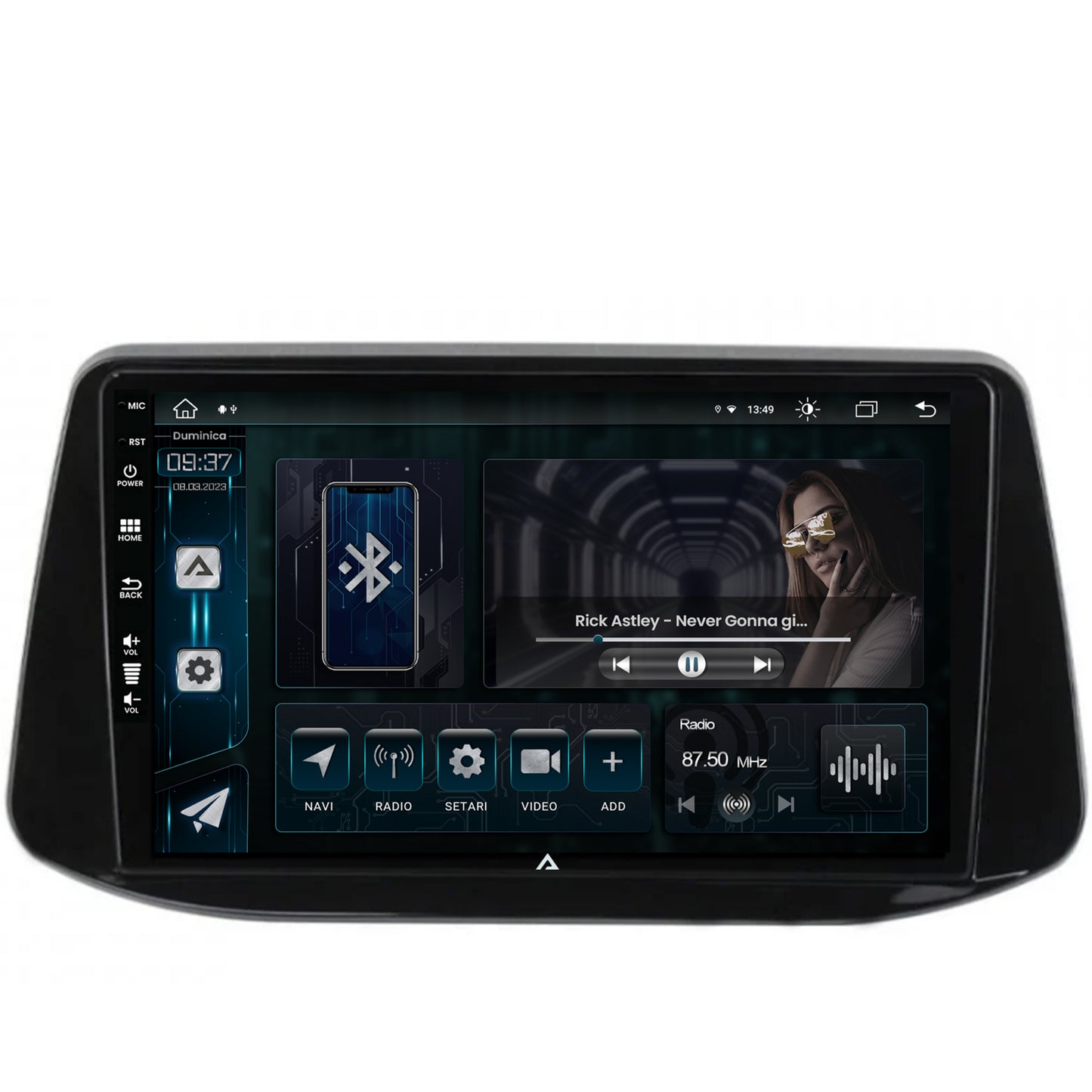 Navigatie Hyundai I30 (2017-Prezent), Android, Z-Octacore / 8GB RAM + 256GB ROM, 9 Inch - AD-BGZ9008+AD-BGRKIT225