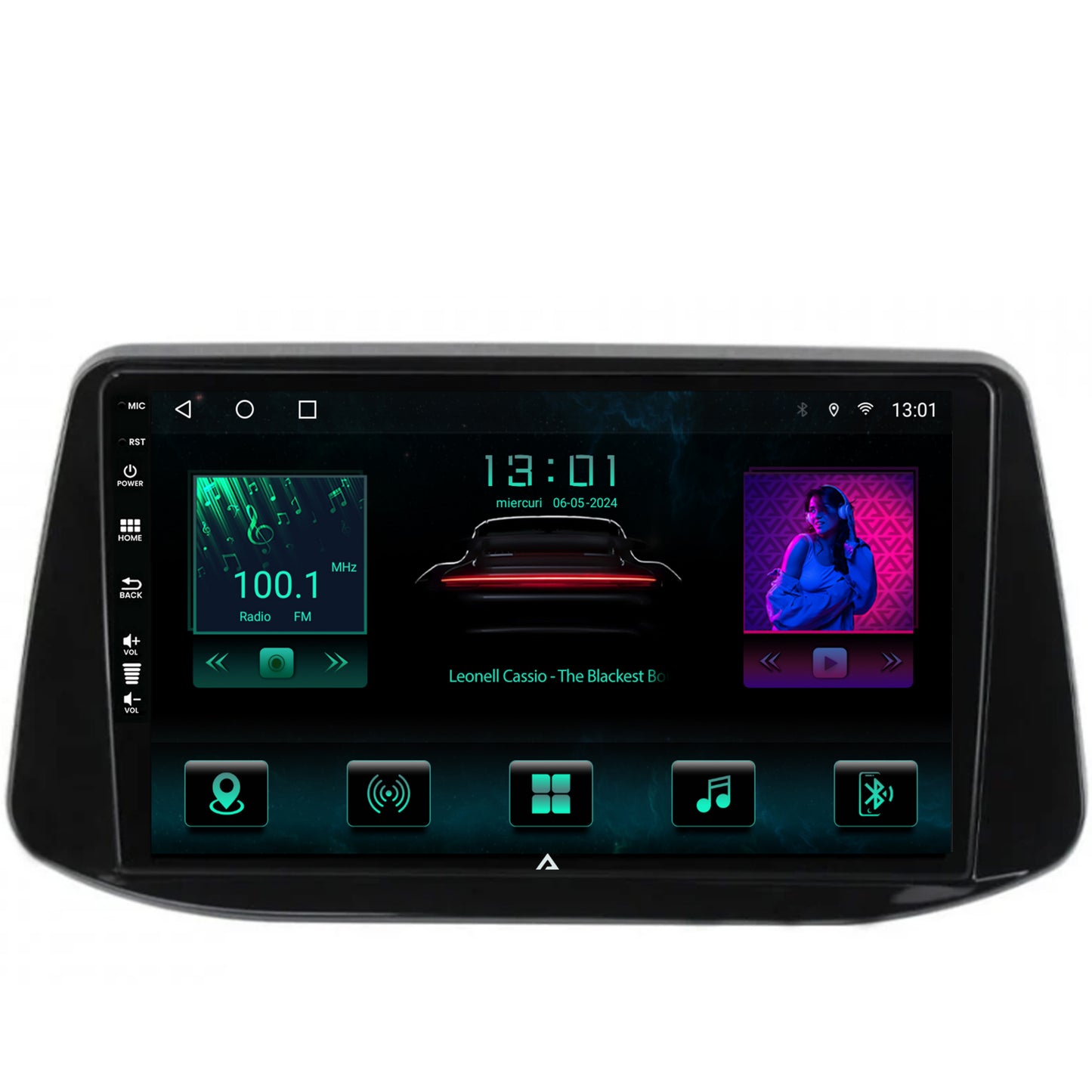 Navigatie Hyundai I30 (2017-Prezent), Android, A-Octacore / 4GB RAM + 64GB ROM, 9 Inch - AD-BGA9004+AD-BGRKIT225