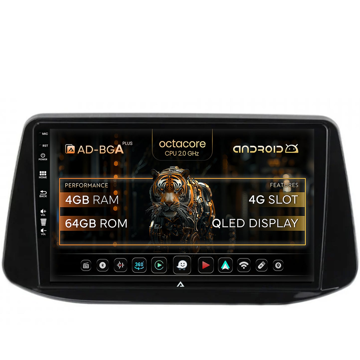 Navigatie Hyundai I30 (2017-Prezent), Android, A-Octacore / 4GB RAM + 64GB ROM, 9 Inch - AD-BGA9004+AD-BGRKIT225