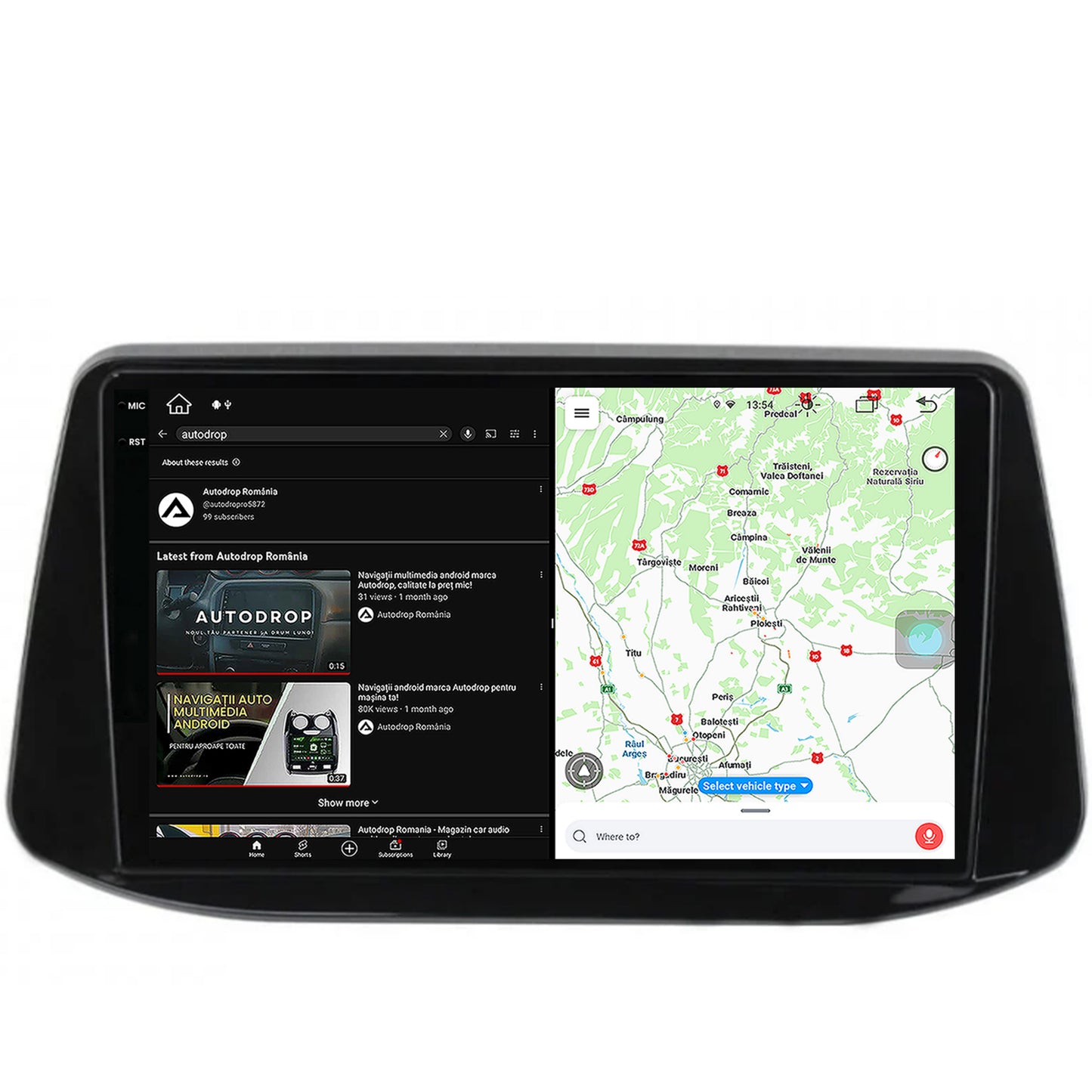 Navigatie Hyundai I30 (2017-Prezent), Android, V-Octacore / 4GB RAM + 64GB ROM, 9.5 Inch - AD-BGV9004+AD-BGRKIT225