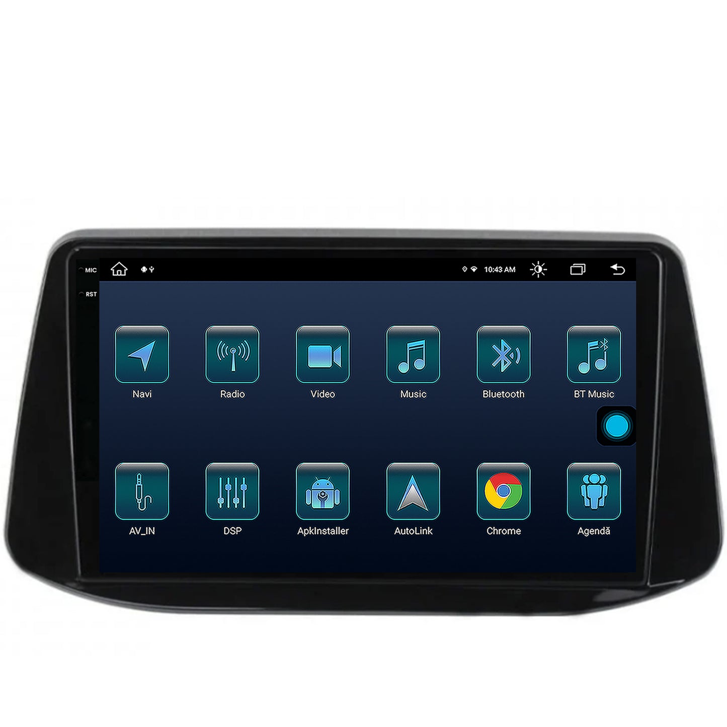 Navigatie Hyundai I30 (2017-Prezent), Android, X-Octacore / 8GB RAM + 256GB ROM, 9.5 Inch - AD-BGX9008+AD-BGRKIT225