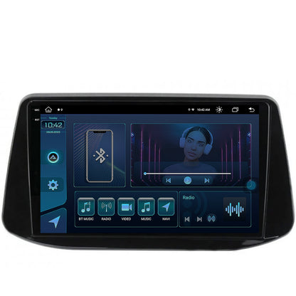 Navigatie Hyundai I30 (2017-Prezent), Android, X-Octacore / 8GB RAM + 256GB ROM, 9.5 Inch - AD-BGX9008+AD-BGRKIT225