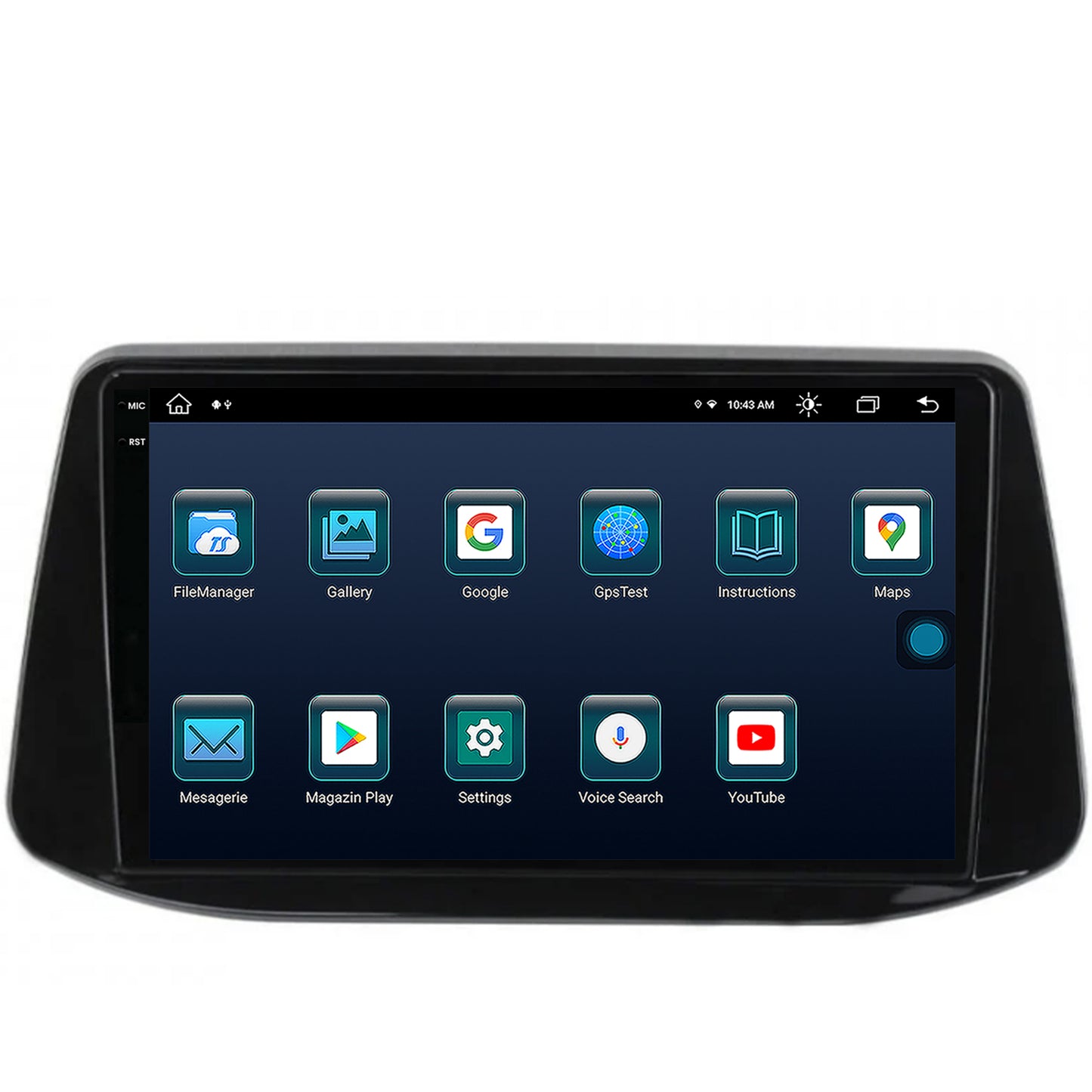 Navigatie Hyundai I30 (2017-Prezent), Android, X-Octacore / 8GB RAM + 256GB ROM, 9.5 Inch - AD-BGX9008+AD-BGRKIT225