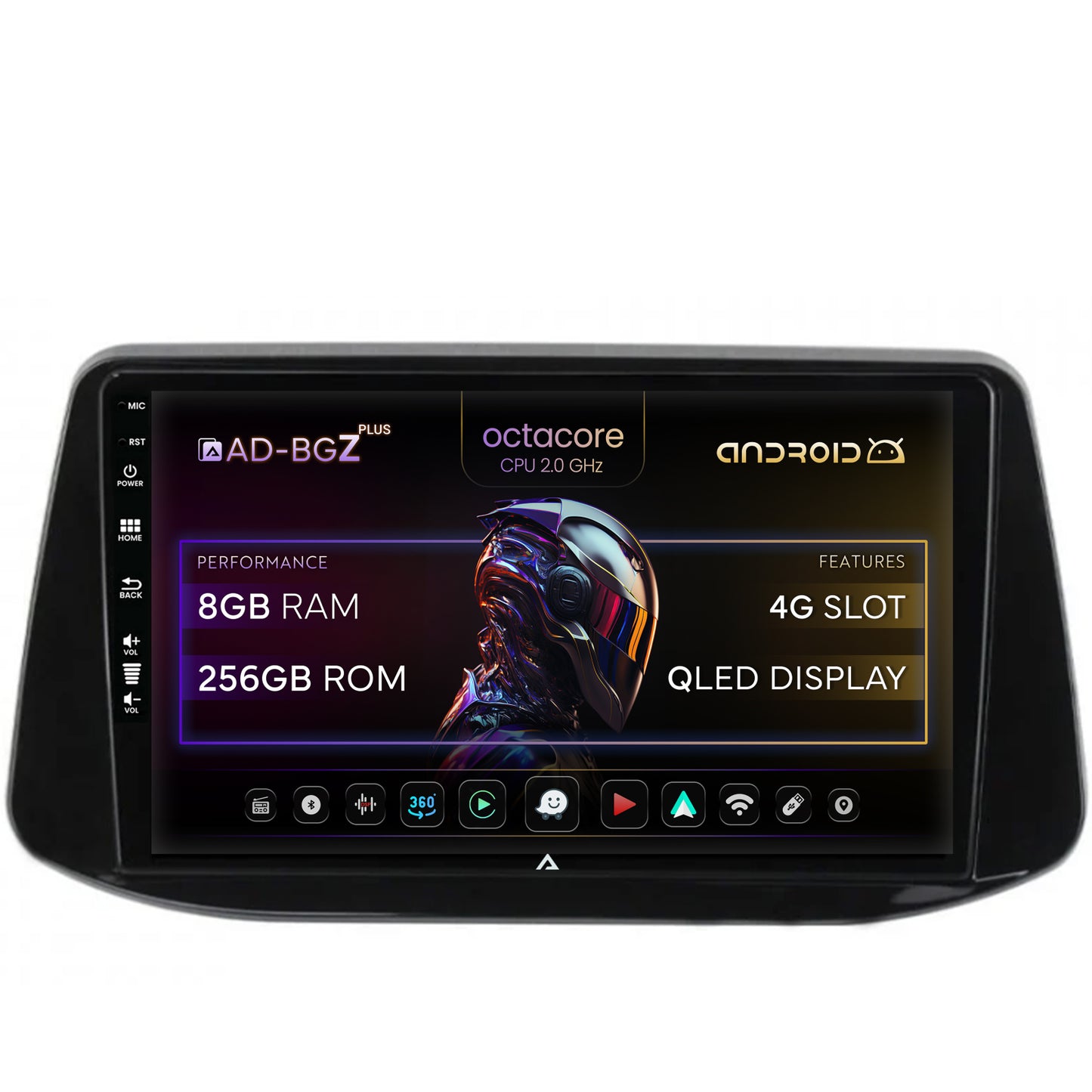 Navigatie Hyundai I30 (2017-Prezent), Android, Z-Octacore / 8GB RAM + 256GB ROM, 9 Inch - AD-BGZ9008+AD-BGRKIT225