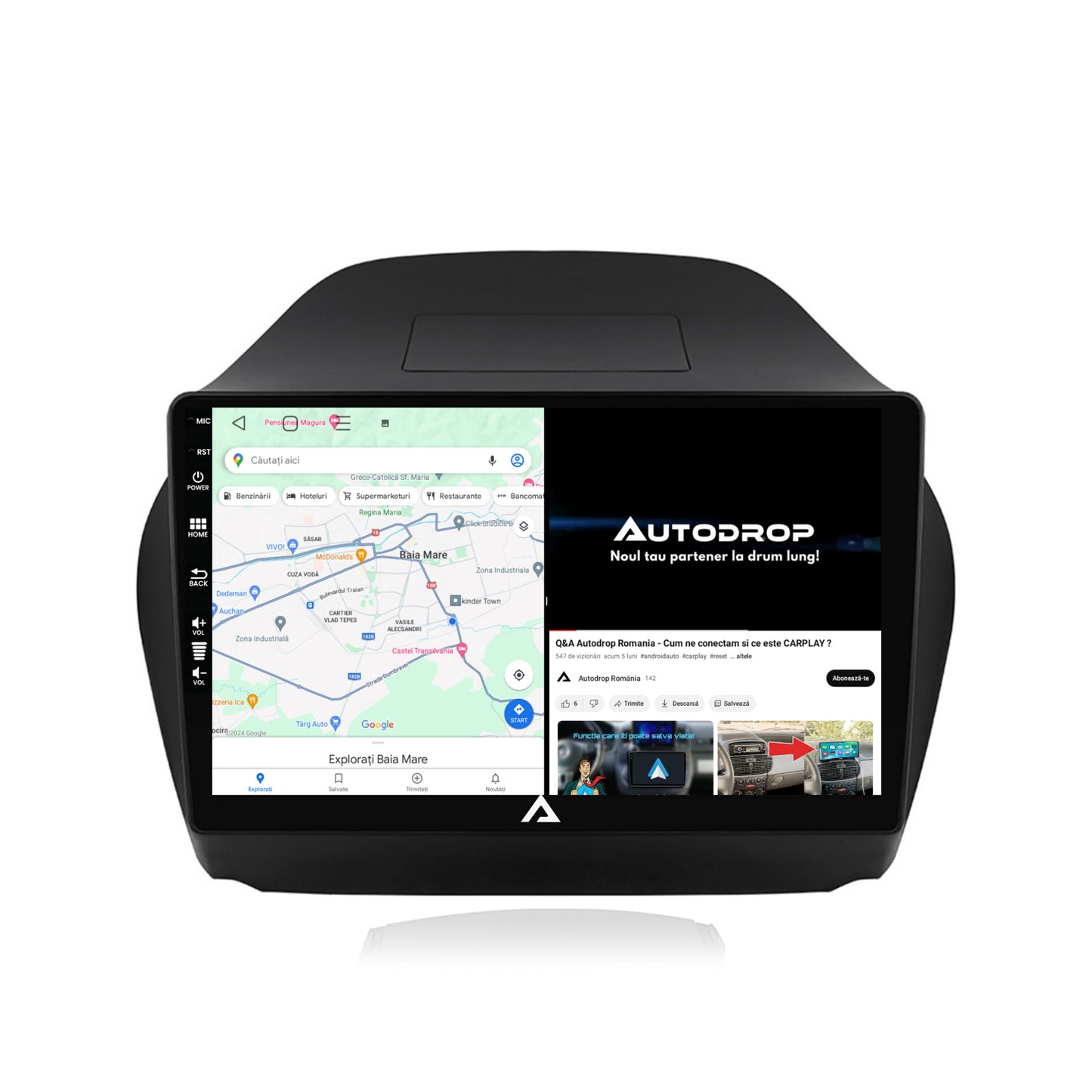 Navigatie Hyundai IX35 (2009-2015), Android, E-Octacore / 2GB RAM + 32GB ROM, 10.1 Inch - AD-BGE10002+AD-BGRKIT189