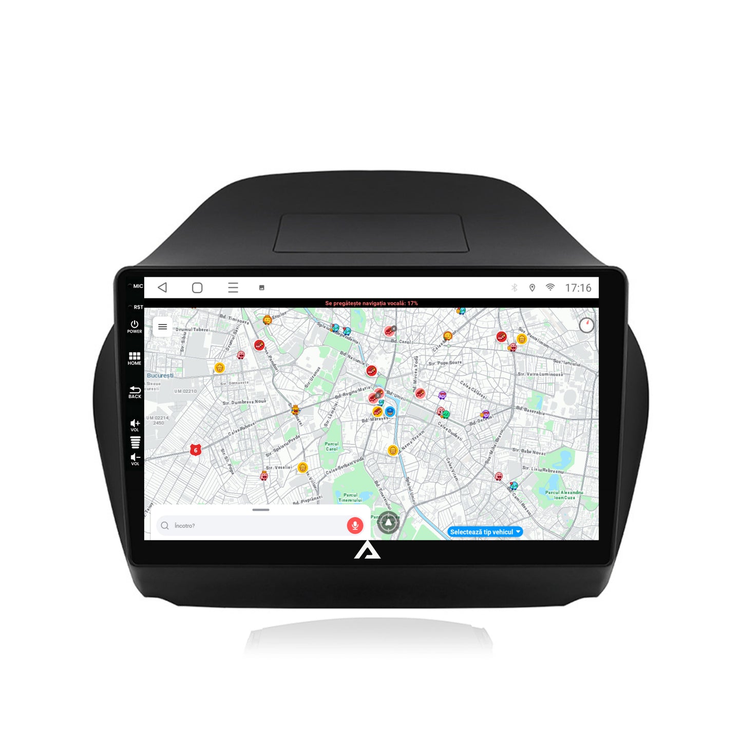 Navigatie Hyundai IX35 (2009-2015), Android, P-Octacore / 2GB RAM + 32GB ROM, 10.1 Inch - AD-BGP10002+AD-BGRKIT189