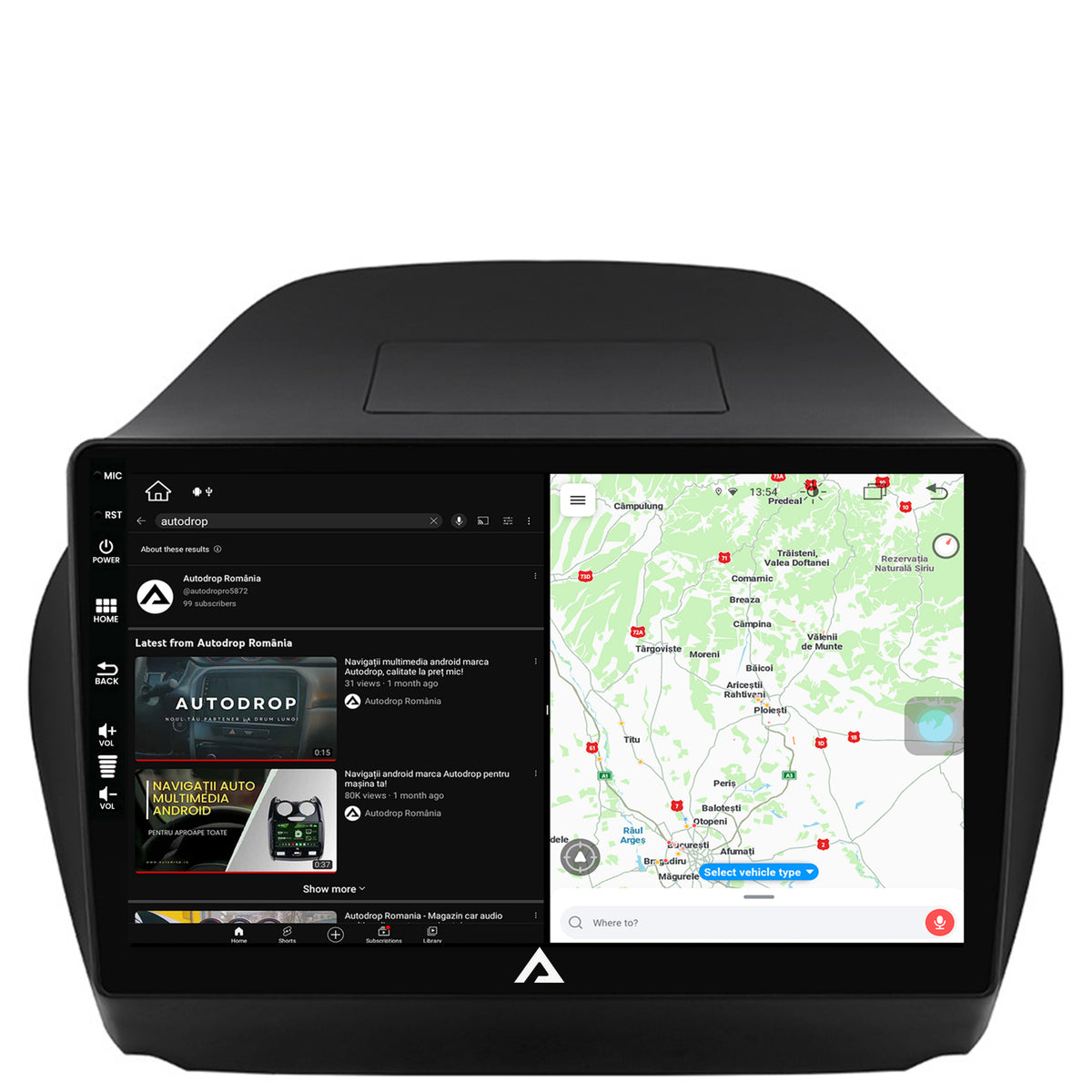 Navigatie Hyundai IX35 (2009-2015), Android, Z-Octacore / 8GB RAM + 256GB ROM, 10.1 Inch - AD-BGZ10008+AD-BGRKIT189