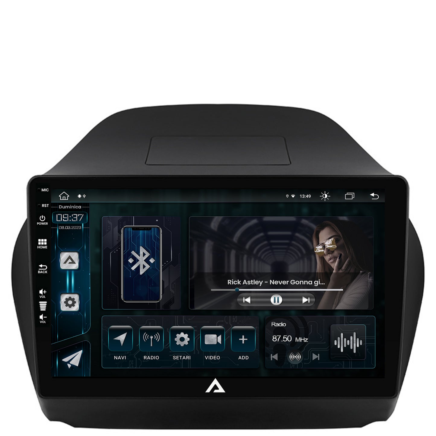 Navigatie Hyundai IX35 (2009-2015), Android, Z-Octacore / 8GB RAM + 256GB ROM, 10.1 Inch - AD-BGZ10008+AD-BGRKIT189