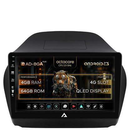 Navigatie Hyundai IX35 (2009-2015), Android, A-Octacore / 4GB RAM + 64GB ROM, 10.1 Inch - AD-BGA10004+AD-BGRKIT189