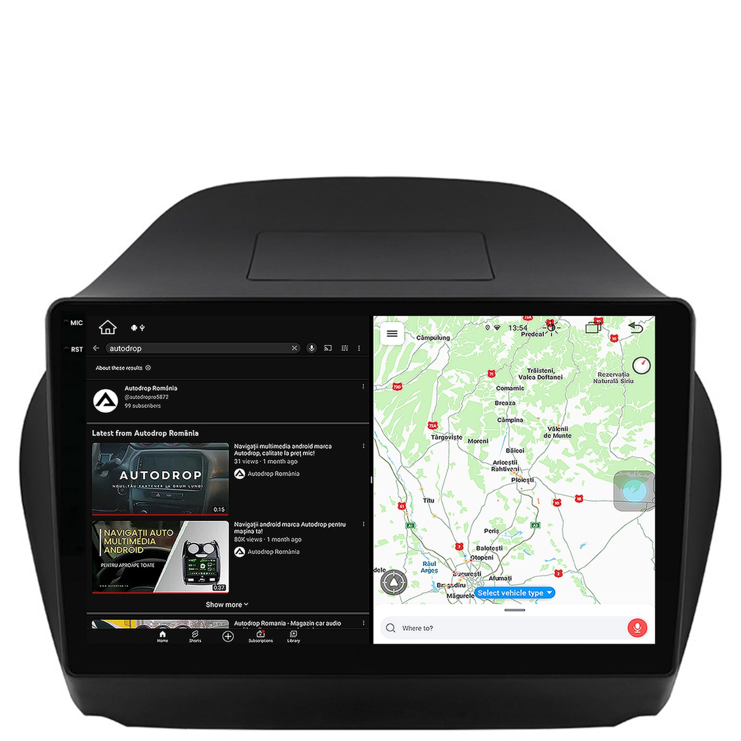 Navigatie Hyundai IX35 (2009-2015), Android, V-Octacore / 4GB RAM + 64GB ROM, 10.36 Inch - AD-BGV10004+AD-BGRKIT189