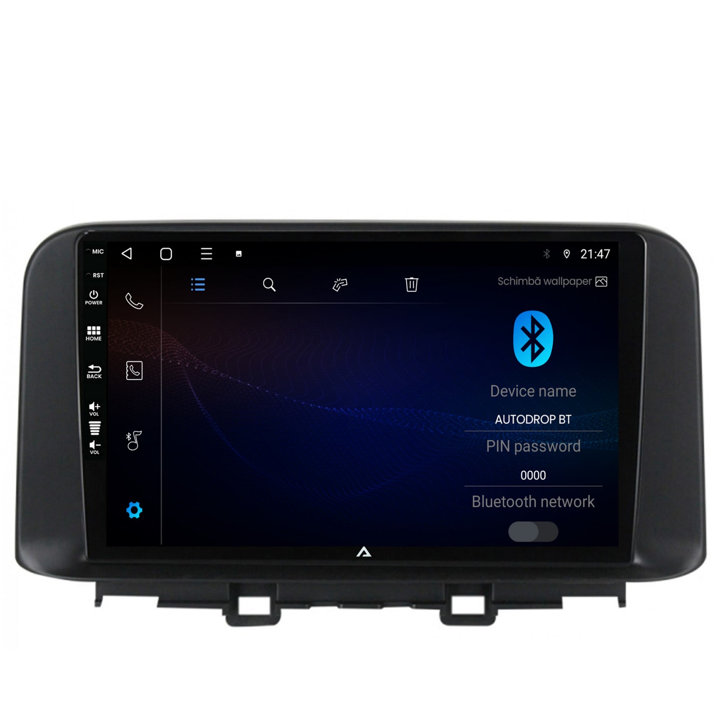 Navigatie Hyundai Kona (2018+), Android, P-Octacore / 2GB RAM + 32GB ROM, 10.1 Inch - AD-BGP10002+AD-BGRKIT183V2