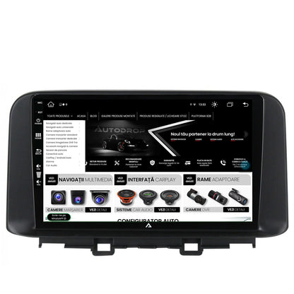Navigatie Hyundai Kona (2018+), Android, Z-Octacore / 8GB RAM + 256GB ROM, 10.1 Inch - AD-BGZ10008+AD-BGRKIT183V2