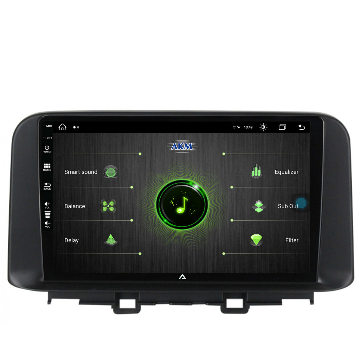 Navigatie Hyundai Kona (2018+), Android, Z-Octacore / 8GB RAM + 256GB ROM, 10.1 Inch - AD-BGZ10008+AD-BGRKIT183V2