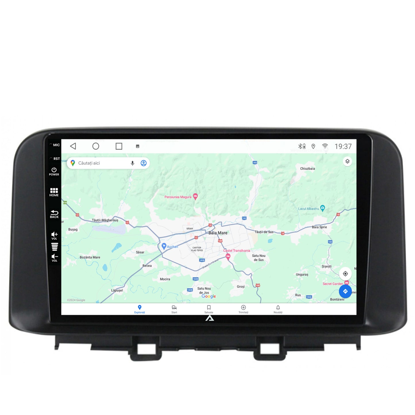 Navigatie Hyundai Kona (2018+), Android, A-Octacore / 4GB RAM + 64GB ROM, 10.1 Inch - AD-BGA10004+AD-BGRKIT183V2