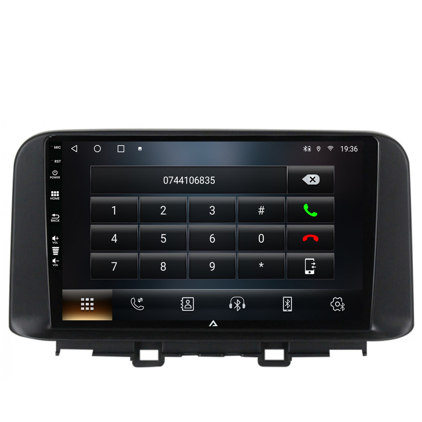 Navigatie Hyundai Kona (2018+), Android, A-Octacore / 4GB RAM + 64GB ROM, 10.1 Inch - AD-BGA10004+AD-BGRKIT183V2