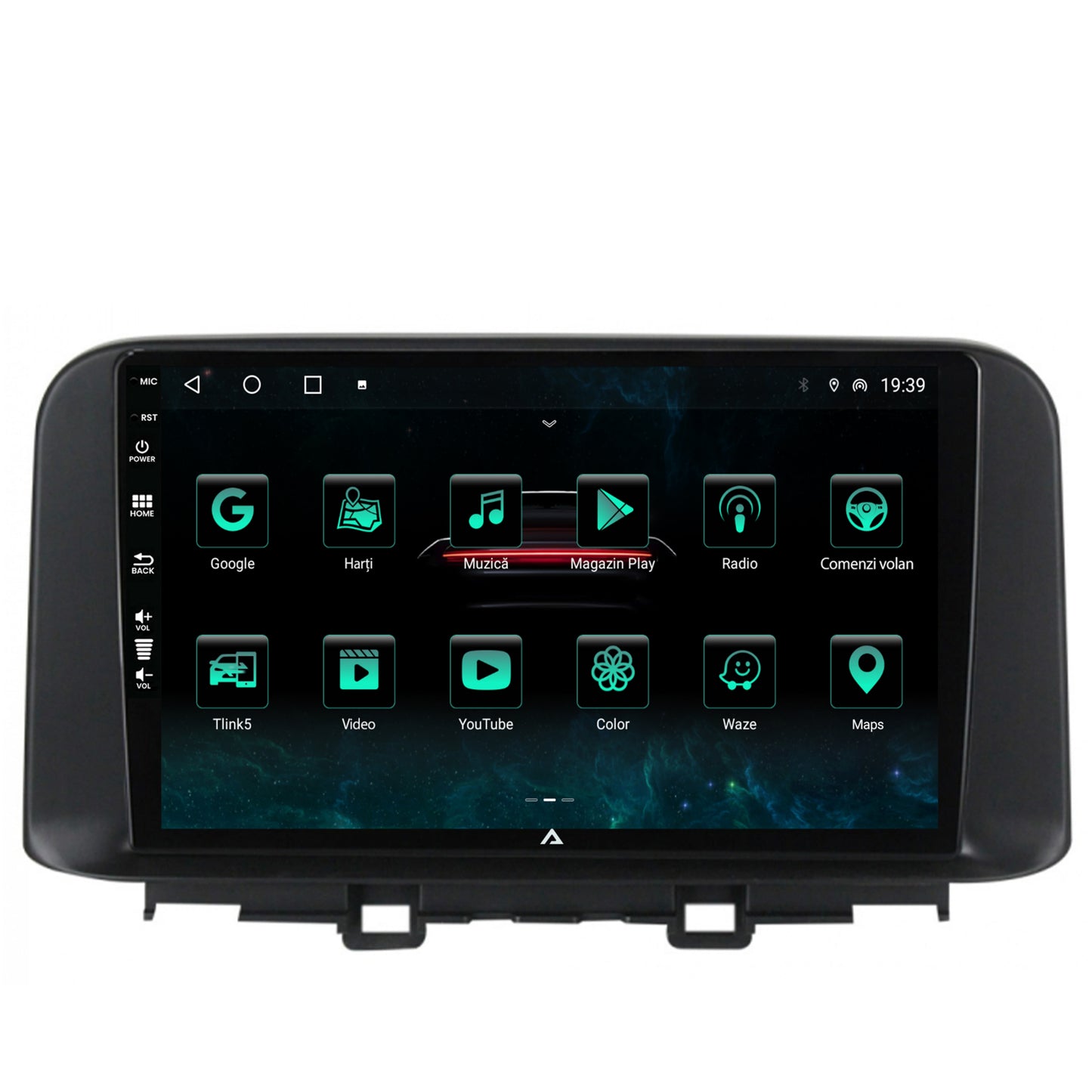 Navigatie Hyundai Kona (2018+), Android, A-Octacore / 4GB RAM + 64GB ROM, 10.1 Inch - AD-BGA10004+AD-BGRKIT183V2