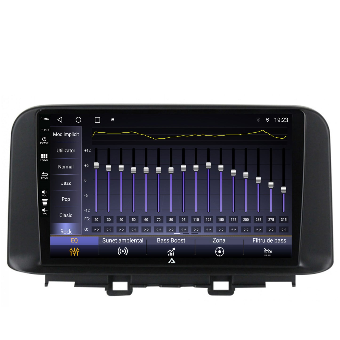 Navigatie Hyundai Kona (2018+), Android, A-Octacore / 4GB RAM + 64GB ROM, 10.1 Inch - AD-BGA10004+AD-BGRKIT183V2