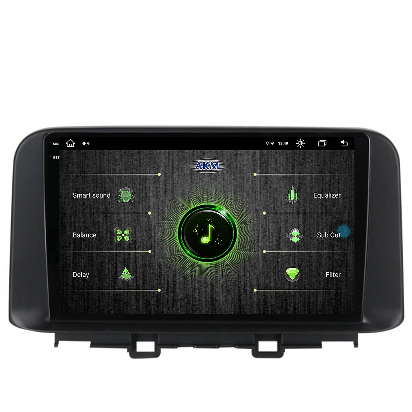 Navigatie Hyundai Kona (2018+), Android, V-Octacore / 4GB RAM + 64GB ROM, 10.36 Inch - AD-BGV10004+AD-BGRKIT183V2