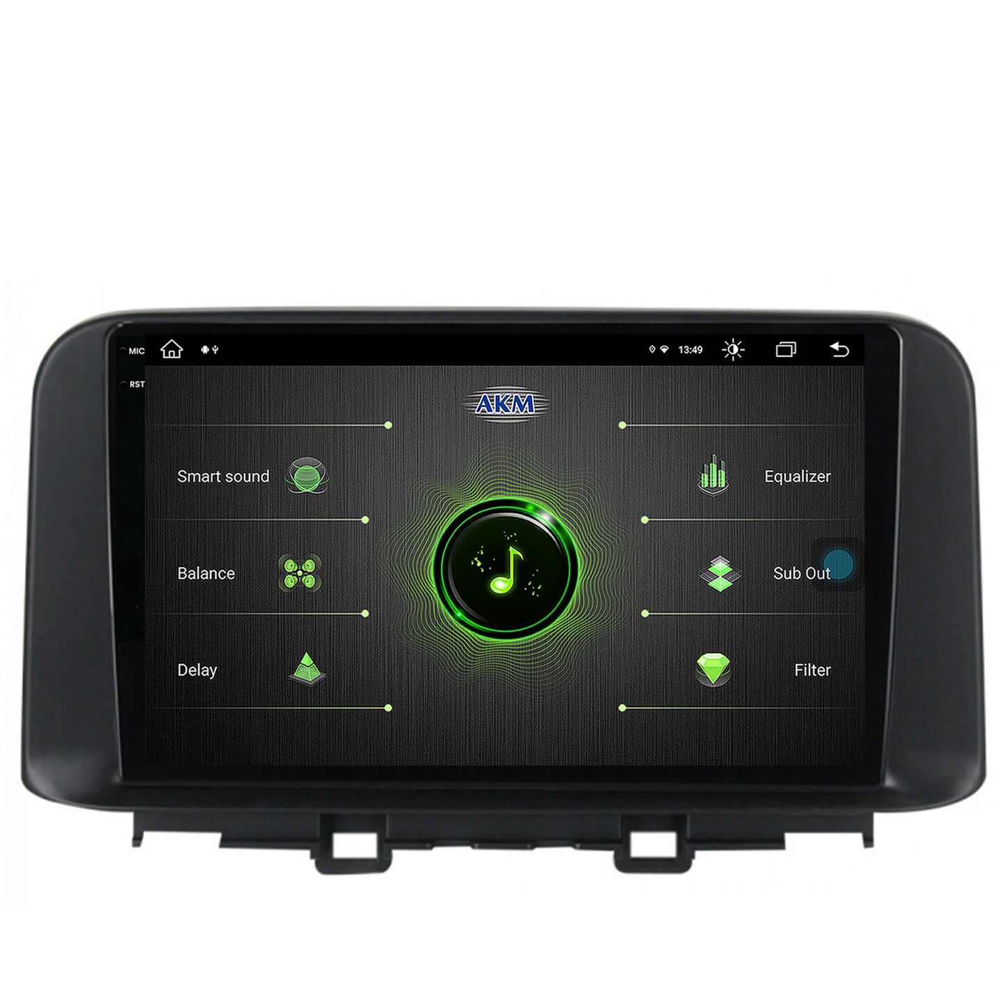 Navigatie Hyundai Kona (2018+), Android, X-Octacore / 8GB RAM + 256GB ROM, 10.36 Inch - AD-BGX10008+AD-BGRKIT183V2