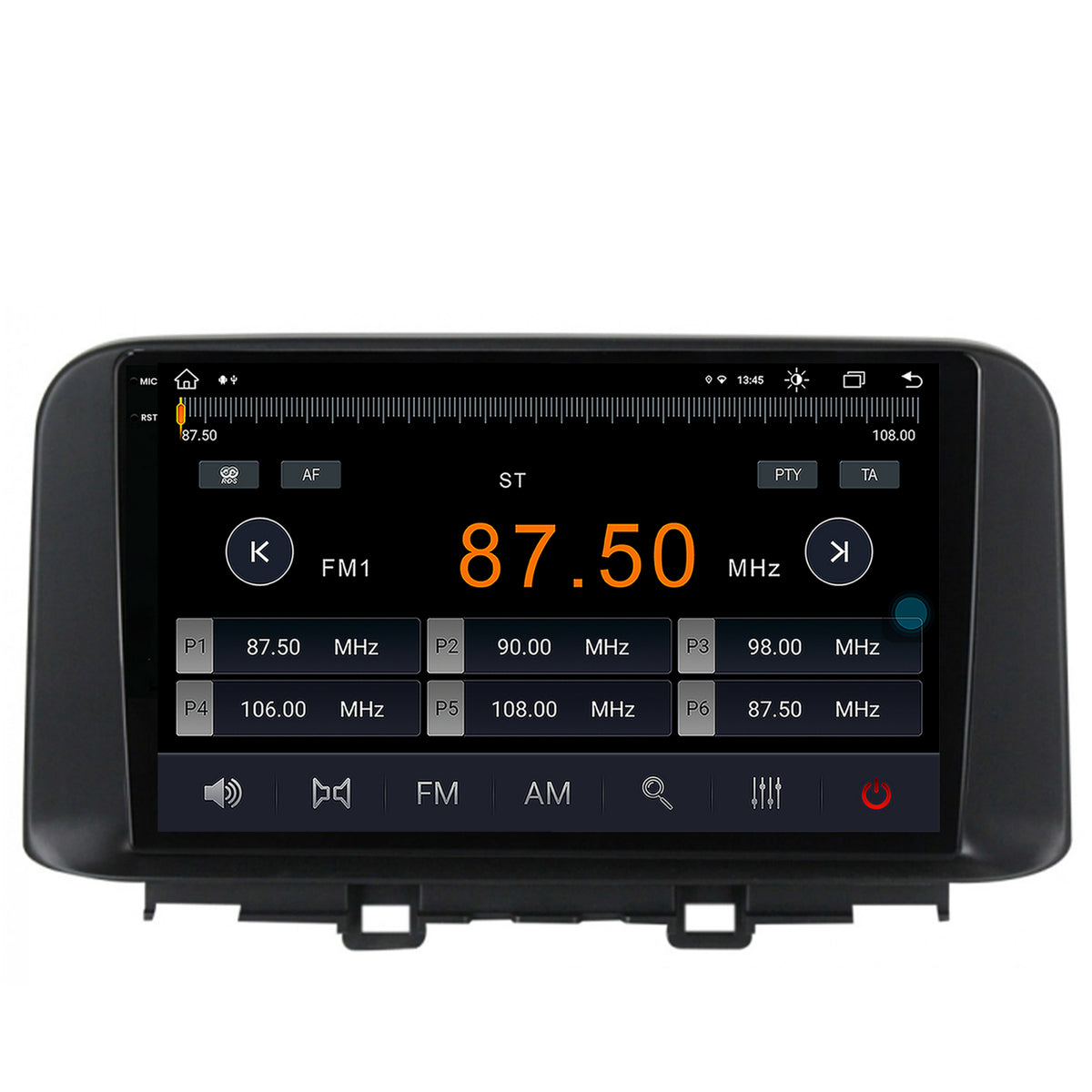 Navigatie Hyundai Kona (2018+), Android, X-Octacore / 8GB RAM + 256GB ROM, 10.36 Inch - AD-BGX10008+AD-BGRKIT183V2