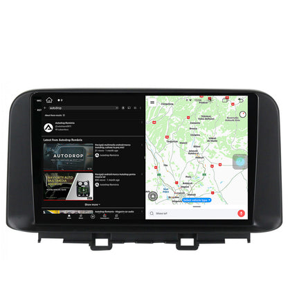Navigatie Hyundai Kona (2018+), Android, X-Octacore / 8GB RAM + 256GB ROM, 10.36 Inch - AD-BGX10008+AD-BGRKIT183V2