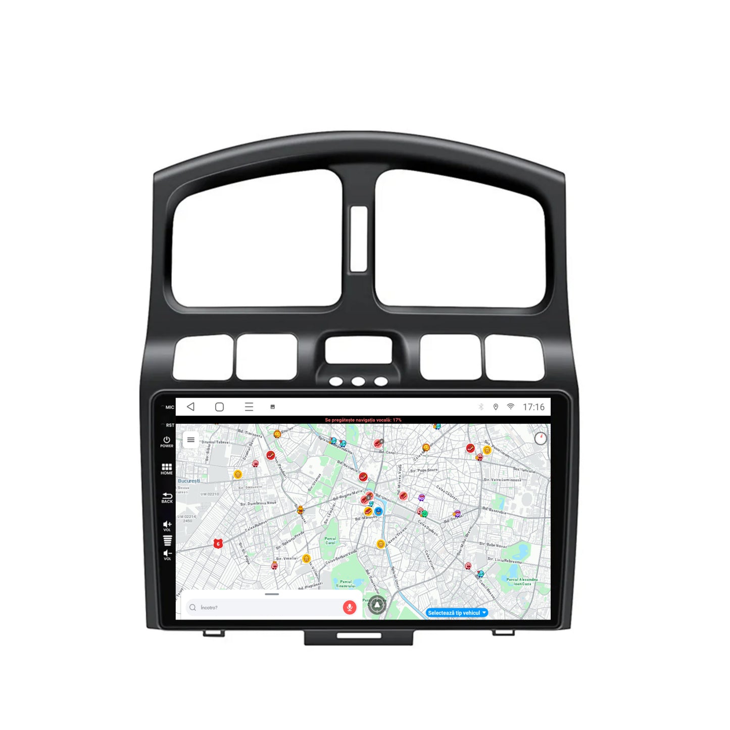 Navigatie Hyundai Santa Fe (2001-2005), Android, P-Octacore/ 2GB RAM + 32GB ROM, 9 Inch - AD-BGP9002+AD-BGRKIT210V2