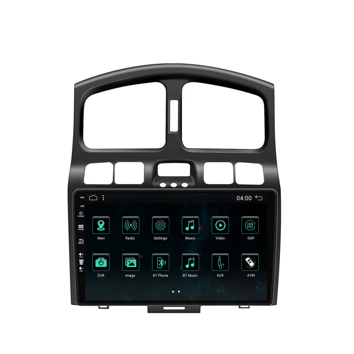 Navigatie Hyundai Santa Fe (2001-2005), Android, A-Octacore / 4GB RAM + 64GB ROM, 9 Inch - AD-BGA9004+AD-BGRKIT210V2