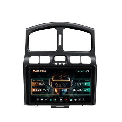 Navigatie Hyundai Santa Fe (2001-2005), Android, X-Octacore / 8GB RAM + 256GB ROM, 9.5 Inch - AD-BGX9008+AD-BGRKIT210V2