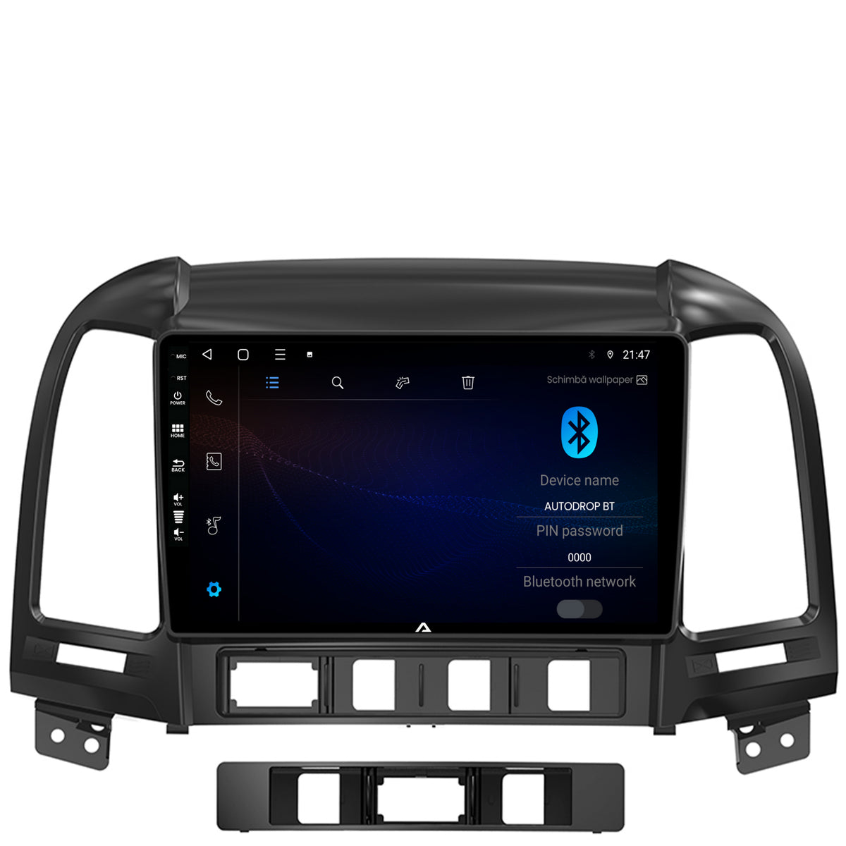Navigatie Hyundai Santa Fe (2006-2012), Android, P-Octacore/ 2GB RAM + 32GB ROM, 9 Inch - AD-BGP9002+AD-BGRKIT210