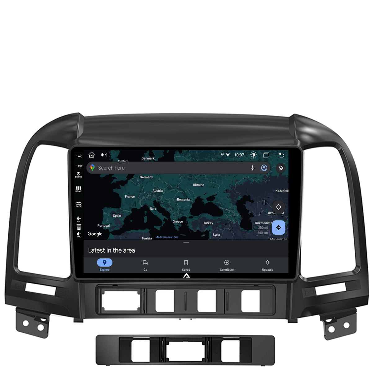 Navigatie Hyundai Santa Fe (2006-2012), Android, Z-Octacore / 8GB RAM + 256GB ROM, 9 Inch - AD-BGZ9008+AD-BGRKIT210