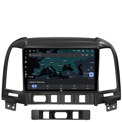 Navigatie Hyundai Santa Fe (2006-2012), Android, Z-Octacore / 8GB RAM + 256GB ROM, 9 Inch - AD-BGZ9008+AD-BGRKIT210