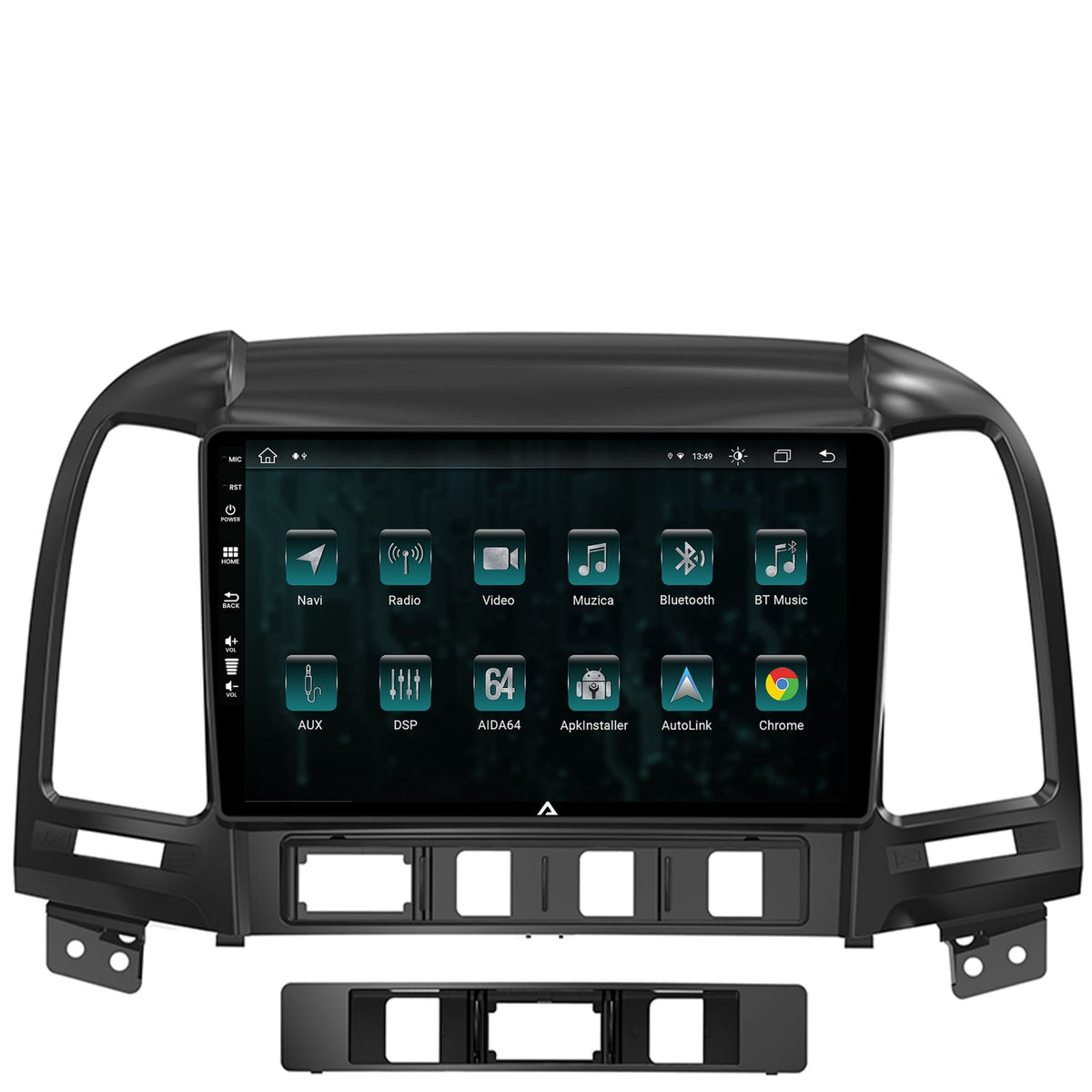 Navigatie Hyundai Santa Fe (2006-2012), Android, Z-Octacore / 8GB RAM + 256GB ROM, 9 Inch - AD-BGZ9008+AD-BGRKIT210