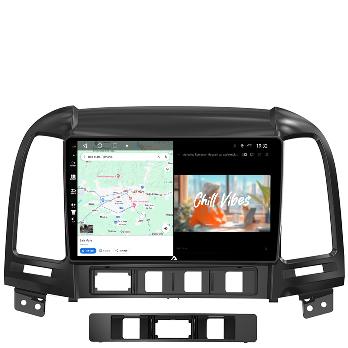 Navigatie Hyundai Santa Fe (2006-2012), Android, A-Octacore / 4GB RAM + 64GB ROM, 9 Inch - AD-BGA9004+AD-BGRKIT210