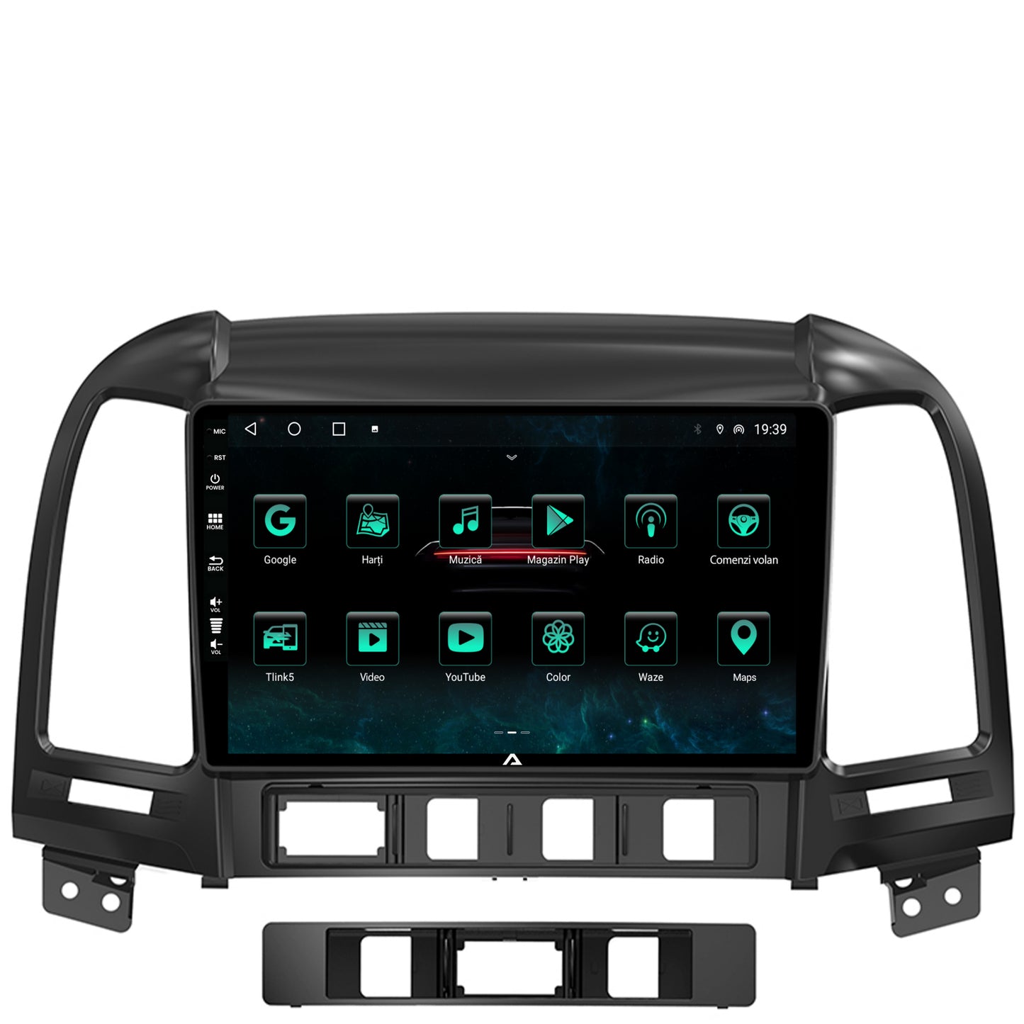 Navigatie Hyundai Santa Fe (2006-2012), Android, A-Octacore / 4GB RAM + 64GB ROM, 9 Inch - AD-BGA9004+AD-BGRKIT210