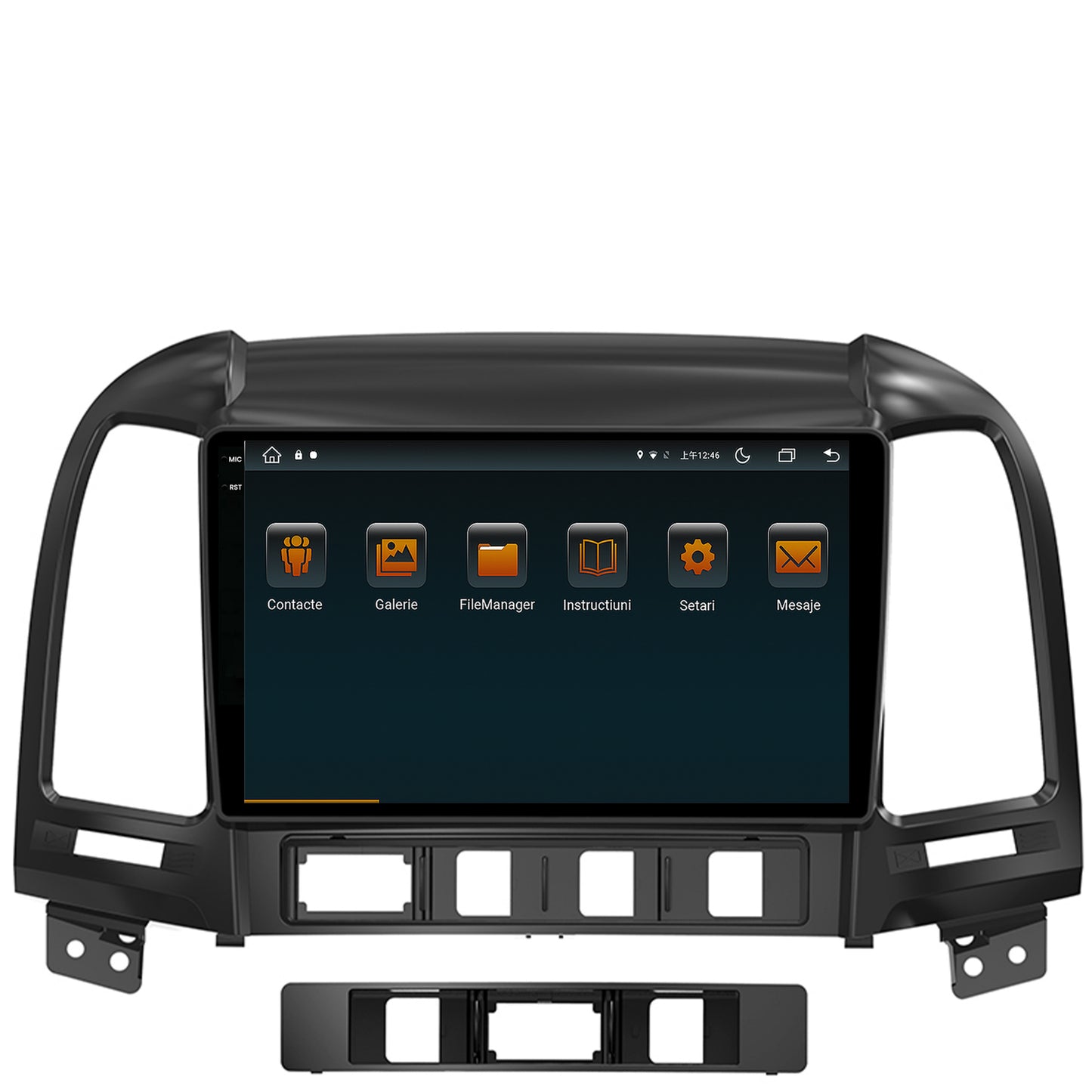 Navigatie Hyundai Santa Fe (2006-2012), Android, V-Octacore / 4GB RAM + 64GB ROM, 9.5 Inch - AD-BGV9004+AD-BGRKIT210