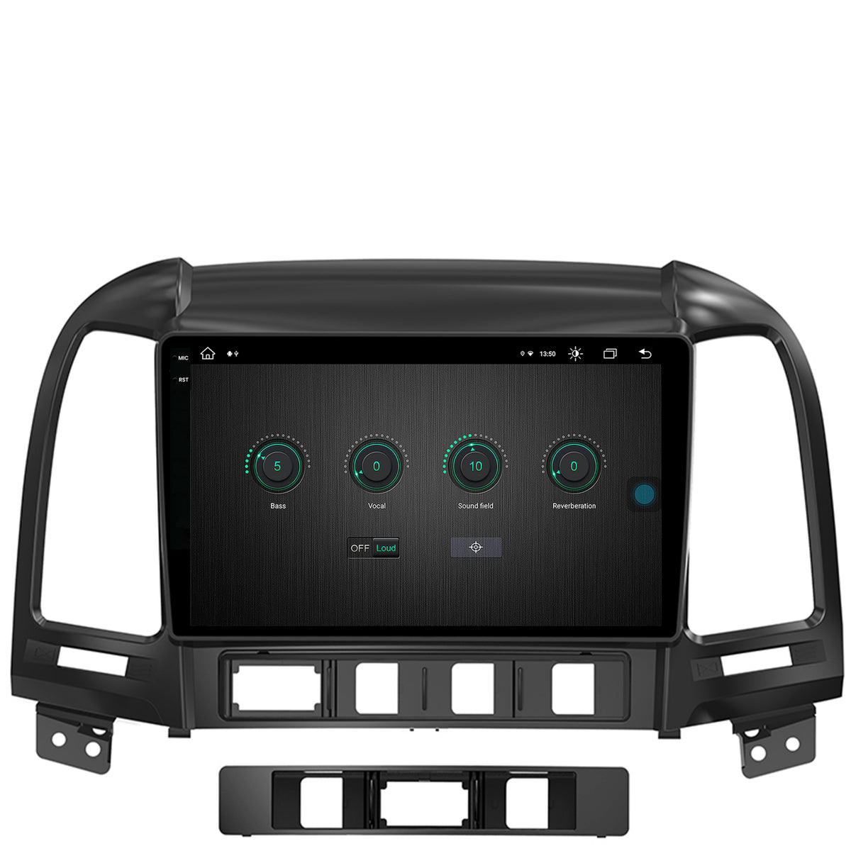 Navigatie Hyundai Santa Fe (2006-2012), Android, V-Octacore / 4GB RAM + 64GB ROM, 9.5 Inch - AD-BGV9004+AD-BGRKIT210