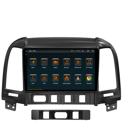 Navigatie Hyundai Santa Fe (2006-2012), Android, V-Octacore / 4GB RAM + 64GB ROM, 9.5 Inch - AD-BGV9004+AD-BGRKIT210
