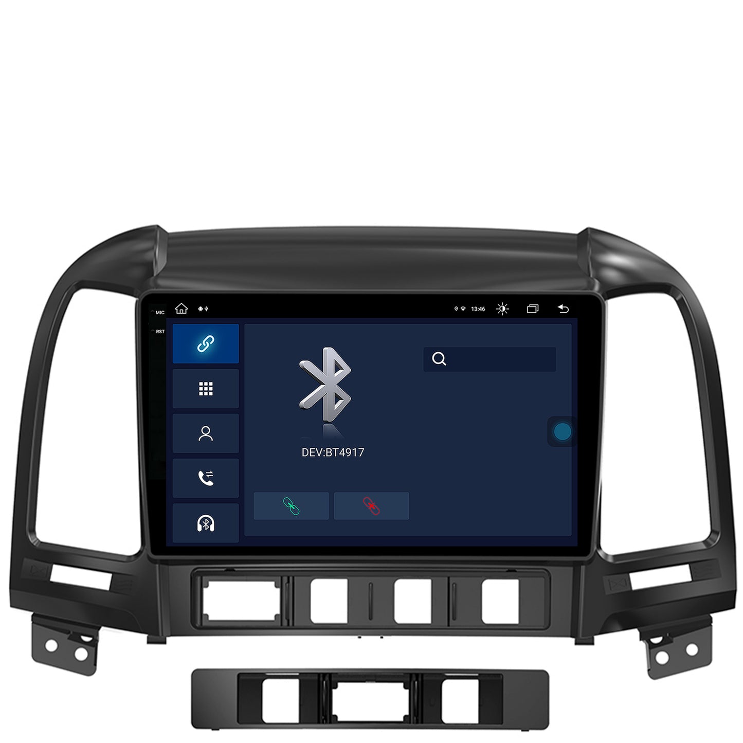 Navigatie Hyundai Santa Fe (2006-2012), Android, X-Octacore / 8GB RAM + 256GB ROM, 9.5 Inch - AD-BGX9008+AD-BGRKIT210