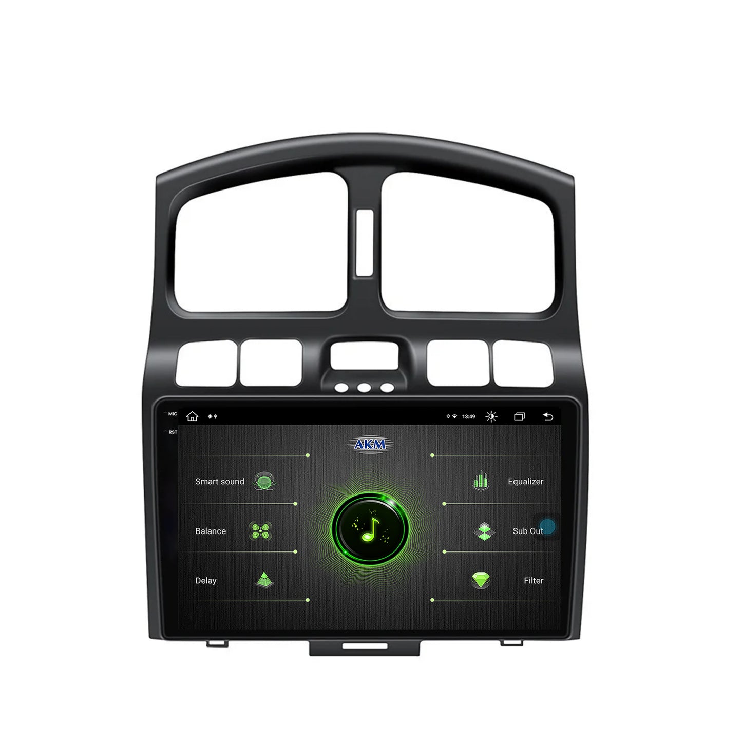 Navigatie Hyundai Santa Fe (2001-2005), Android, X-Octacore / 8GB RAM + 256GB ROM, 9.5 Inch - AD-BGX9008+AD-BGRKIT210V2