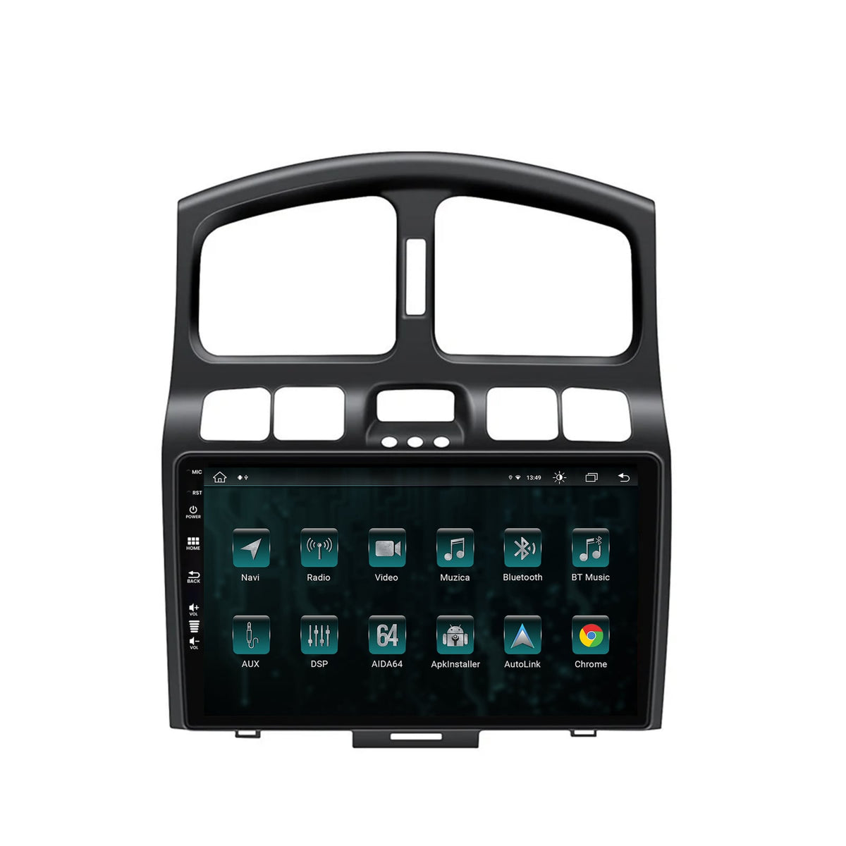 Navigatie Hyundai Santa Fe (2001-2005), Android, Z-Octacore / 8GB RAM + 256GB ROM, 9 Inch - AD-BGZ9008+AD-BGRKIT210V2