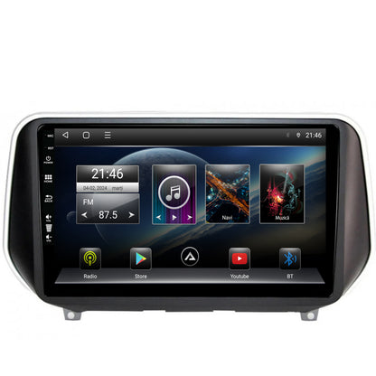 Navigatie Hyundai Santa Fe (2018-Prezent), Android, P-Octacore/ 2GB RAM + 32GB ROM, 9 Inch - AD-BGP9002+AD-BGRKIT223