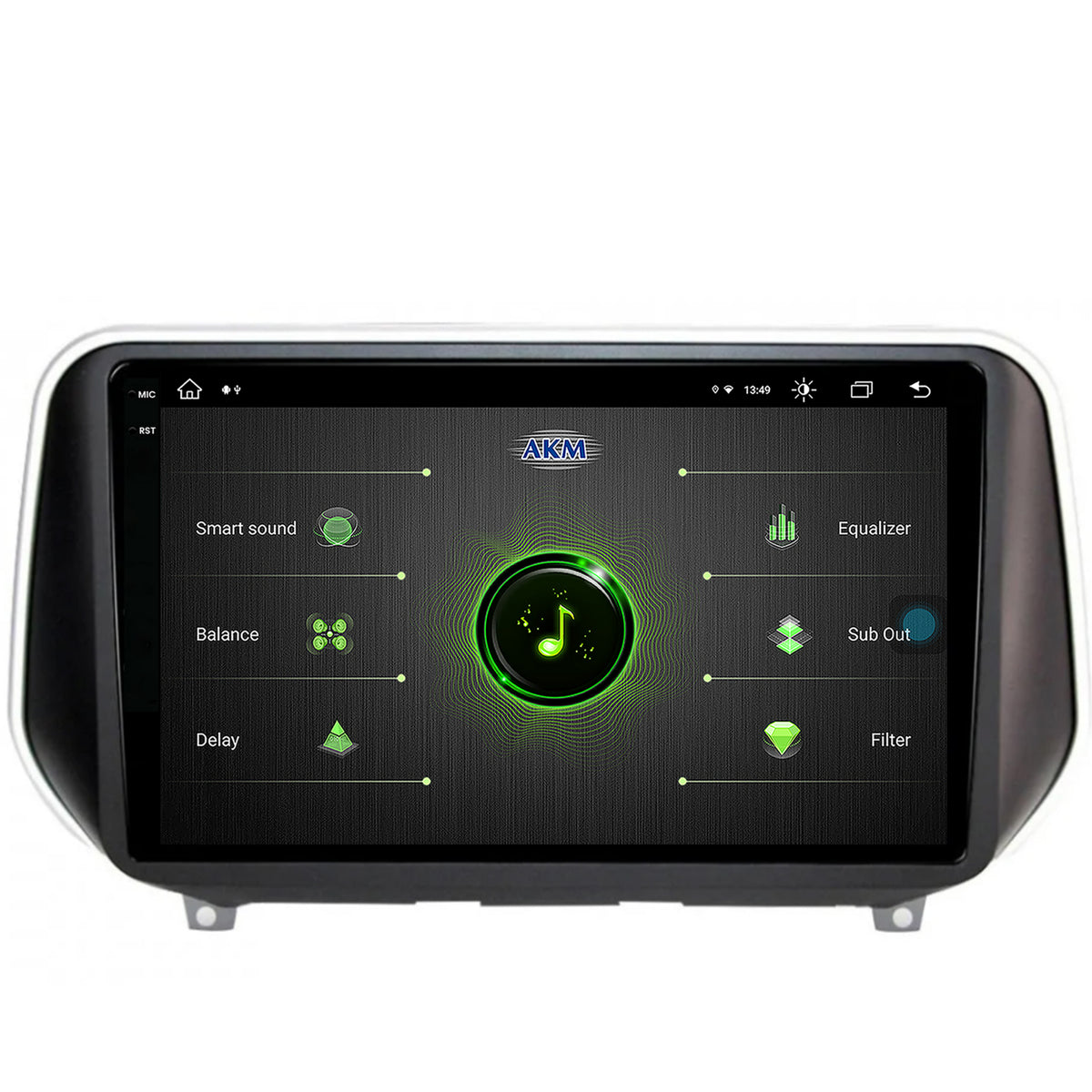 Navigatie Hyundai Santa Fe (2018-Prezent), Android, V-Octacore / 4GB RAM + 64GB ROM, 9.5 Inch - AD-BGV9004+AD-BGRKIT223