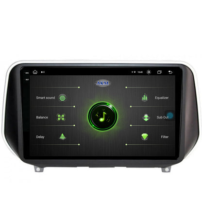 Navigatie Hyundai Santa Fe (2018-Prezent), Android, V-Octacore / 4GB RAM + 64GB ROM, 9.5 Inch - AD-BGV9004+AD-BGRKIT223