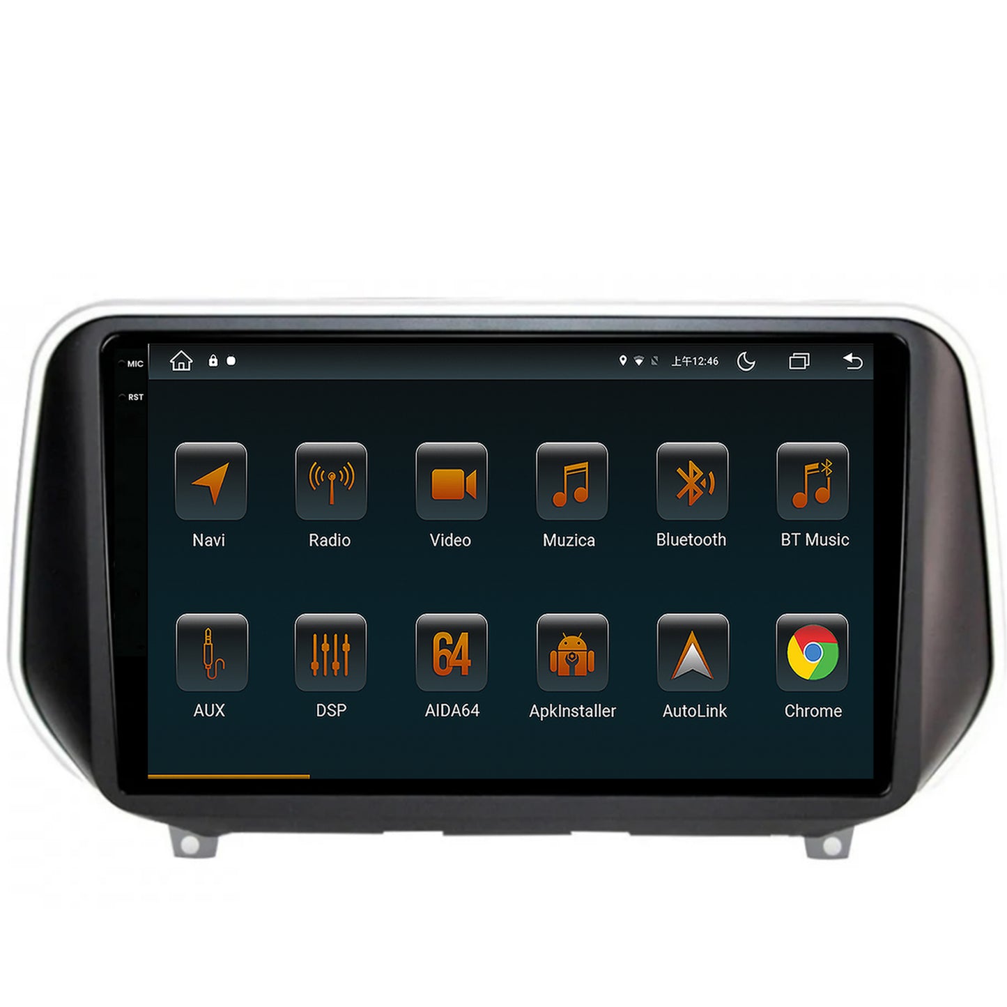 Navigatie Hyundai Santa Fe (2018-Prezent), Android, V-Octacore / 4GB RAM + 64GB ROM, 9.5 Inch - AD-BGV9004+AD-BGRKIT223