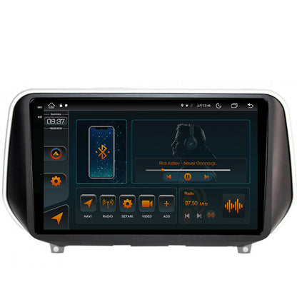 Navigatie Hyundai Santa Fe (2018-Prezent), Android, V-Octacore / 4GB RAM + 64GB ROM, 9.5 Inch - AD-BGV9004+AD-BGRKIT223