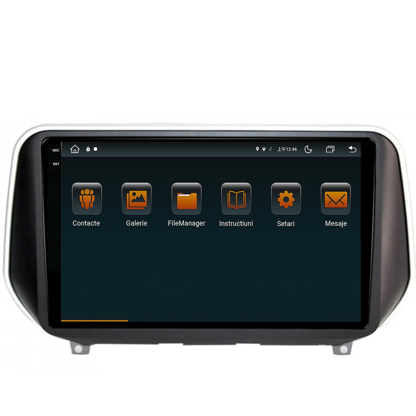 Navigatie Hyundai Santa Fe (2018-Prezent), Android, V-Octacore / 4GB RAM + 64GB ROM, 9.5 Inch - AD-BGV9004+AD-BGRKIT223