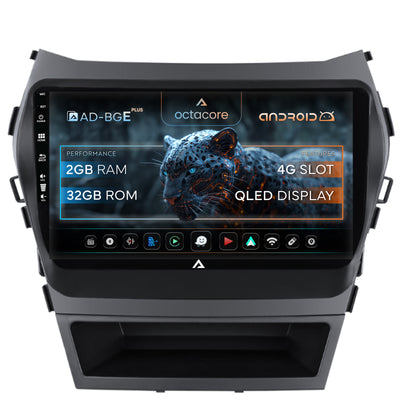 Navigatie Hyundai Santa Fe IX45 (2013-2017), Android, E-Octacore / 2GB RAM + 32GB ROM, 9 Inch - AD-BGE9002+AD-BGRKIT182