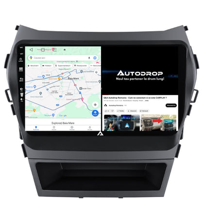 Navigatie Hyundai Santa Fe IX45 (2013-2017), Android, P-Octacore / 2GB RAM + 32GB ROM, 9 Inch - AD-BGP9002+AD-BGRKIT182