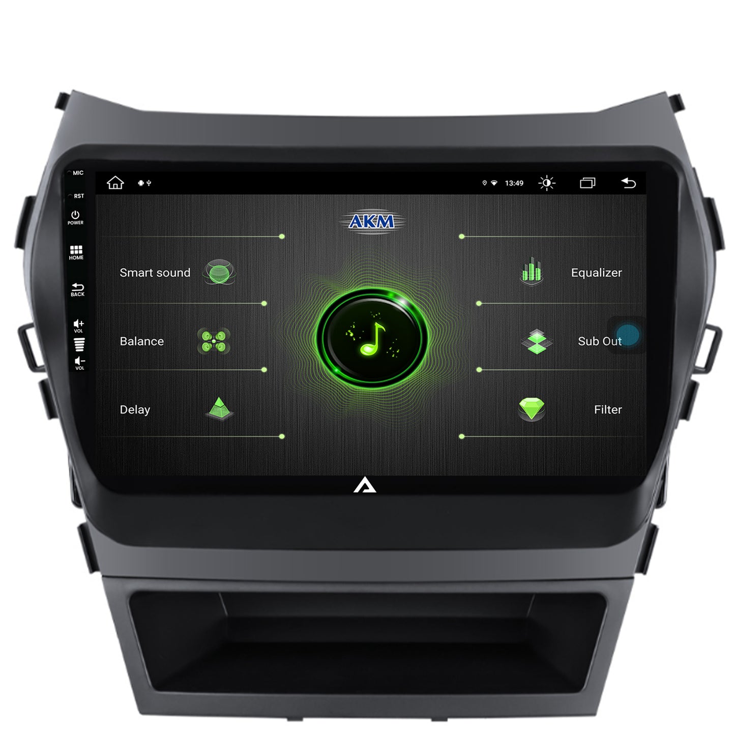 Navigatie Hyundai Santa Fe IX45 (2013-2017), Android, Z-Octacore / 8GB RAM + 256GB ROM, 9 Inch - AD-BGZ9008+AD-BGRKIT182